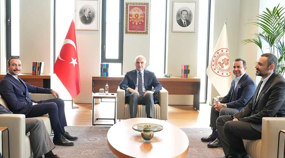 G&ouml;rkem Sevindik Bakan Ersoy ile bir araya geldi