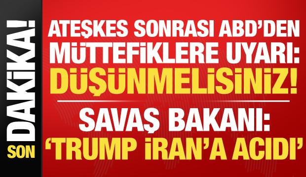 ABD Savaş Bakanı: Trump İran'a acıdı