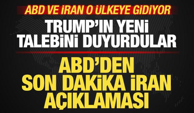 ABD'den son dakika İran a&ccedil;ıklaması! Beyaz Saray resmen iletti! Trump'tan H&uuml;rm&uuml;z talebi