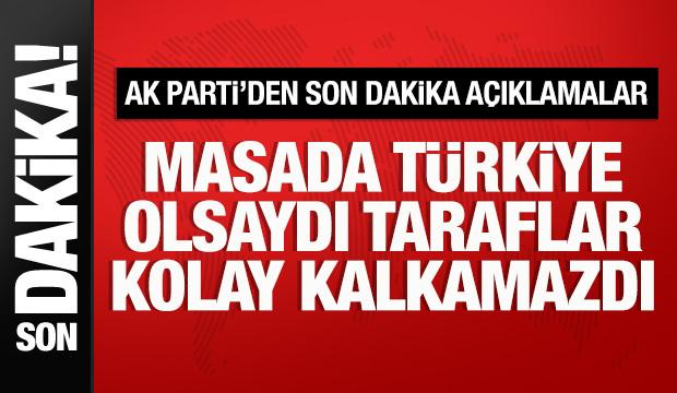 AK Parti S&ouml;zc&uuml;s&uuml; &Ccedil;elik'ten &ouml;nemli a&ccedil;ıklamalar