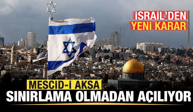 Al&ccedil;ak karar sonrası İsrail'den Mescid-i Aksa duyurusu! Hazırlıklar başladı