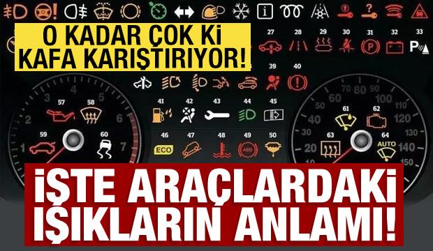 Aracınızda bu ışık yanarsa ne yapmalısınız? İşte ara&ccedil;taki t&uuml;m ikaz lambaları