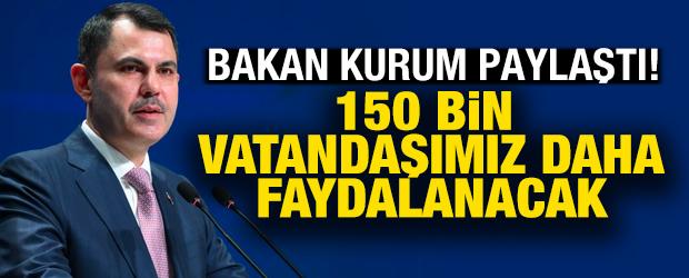 Bakan Kurum, Sazlıbosna'daki 'İlk Evim Projesi'nin sosyal konutlarını paylaştı