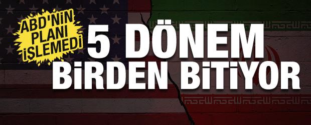 Beş d&ouml;nem kapanırken