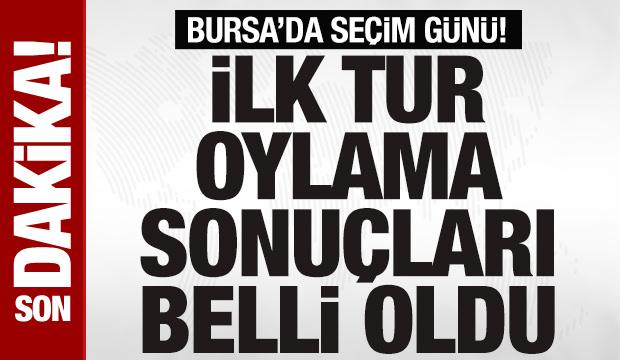 Bursa B&uuml;y&uuml;kşehir&rsquo;de se&ccedil;im g&uuml;n&uuml;: İlk tur sonu&ccedil;ları belli oldu
