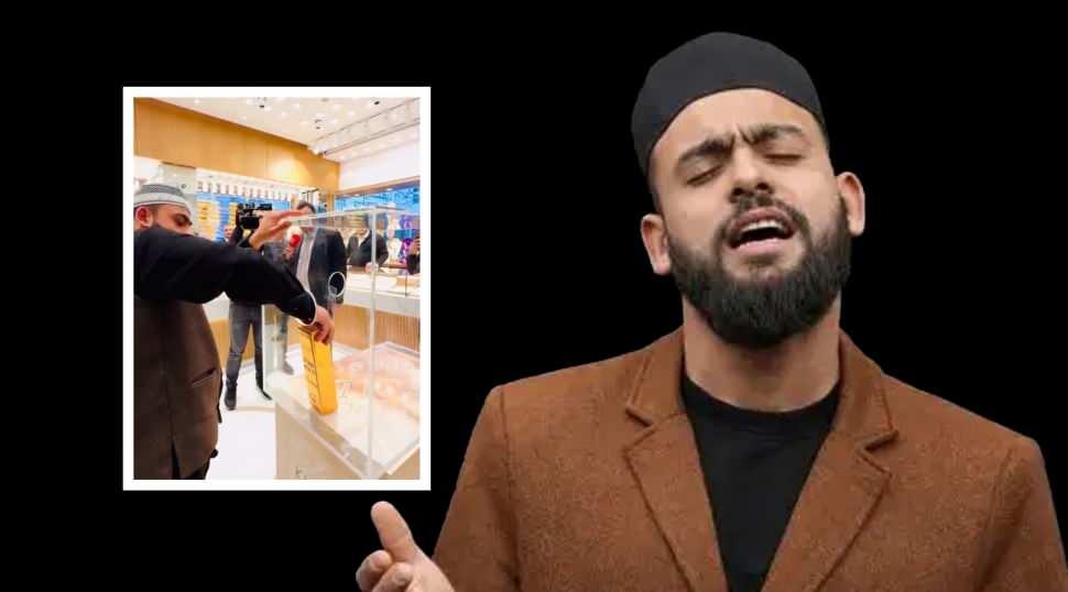 Celal Karat&uuml;re, cam fanustaki 5 kilogramlık k&uuml;l&ccedil;e altını tek hamlede &ccedil;ıkardı!