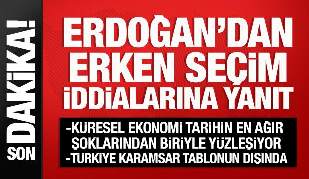 Cumhurbaşkanı Erdoğan: Erken veya ara se&ccedil;im yok!