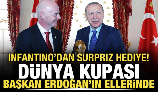 Cumhurbaşkanı Erdoğan, FIFA Başkanı Infantino'yu kabul etti