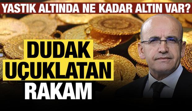 Dudak u&ccedil;uklatan rakam: Yastık altında ne kadar altın var? Bakan Şimşek a&ccedil;ıkladı
