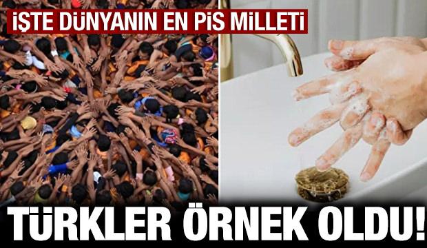 D&uuml;nyanın en pis milleti belli oldu: T&uuml;rkler rekor kırdı