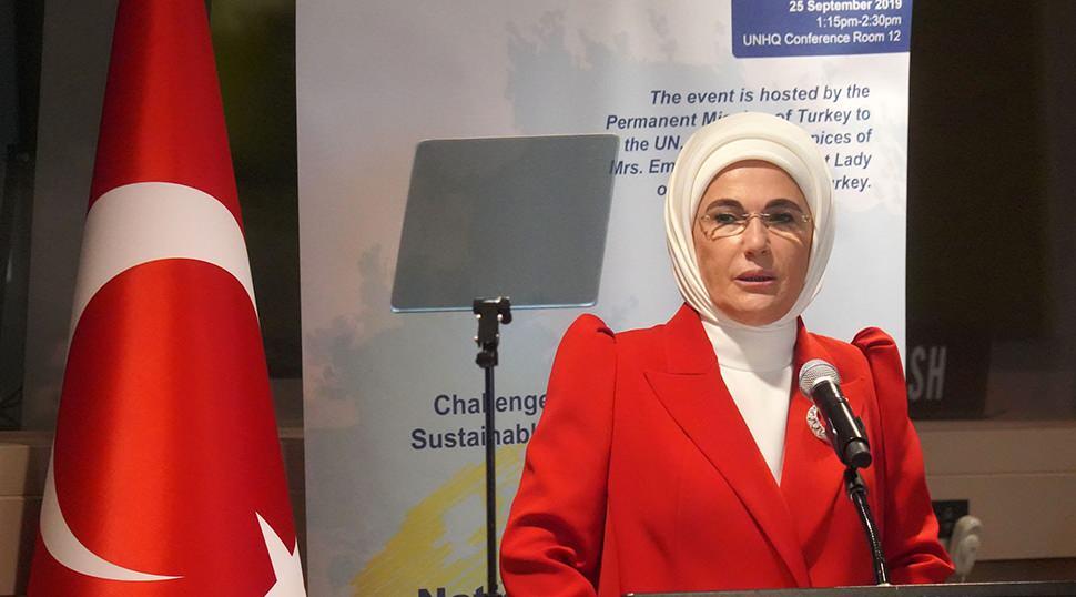 Emine Erdoğan, T&uuml;rk Polis Teşkilatının 181. kuruluş yıl d&ouml;n&uuml;m&uuml;n&uuml; kutladı