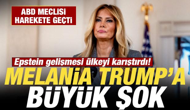 Epstein gelişmesi &uuml;lkeyi karıştırdı! ABD meclisi harekete ge&ccedil;ti! Melania Trump'a b&uuml;y&uuml;k şok