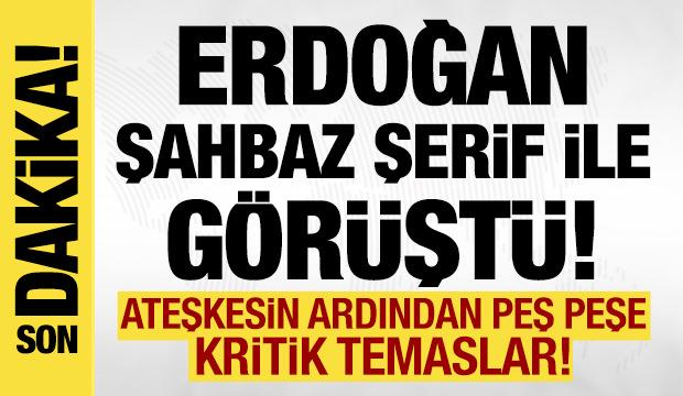 Erdoğan'dan ateşkes sonrası peş peşe g&ouml;r&uuml;şmeler!