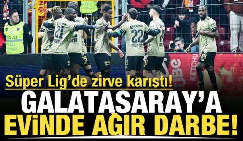 Galatasaray'a evinde ağır darbe! S&uuml;per Lig'de zirve karıştı