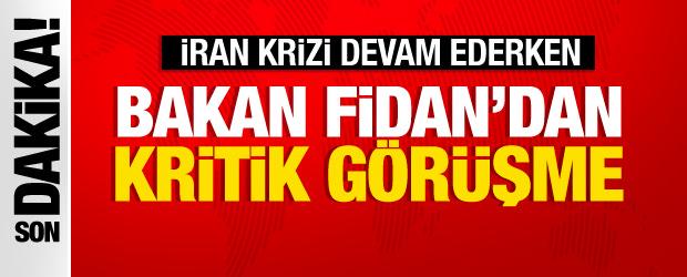Hakan Fidan'dan Arak&ccedil;i ile kritik g&ouml;r&uuml;şme