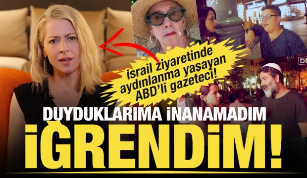 İsrail d&ouml;n&uuml;ş&uuml; ABD'li gazeteci Martin: İğrendim, duyduklarıma inanamadım