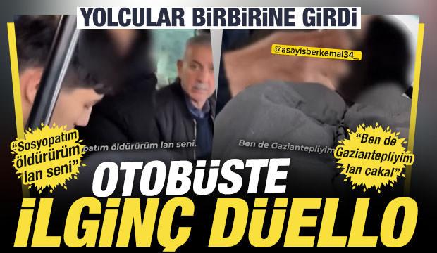 İstanbul&rsquo;da toplu taşımada s&ouml;zl&uuml; d&uuml;ello: &lsquo;Sosyopatım, &ouml;ld&uuml;r&uuml;r&uuml;m lan seni&rsquo;