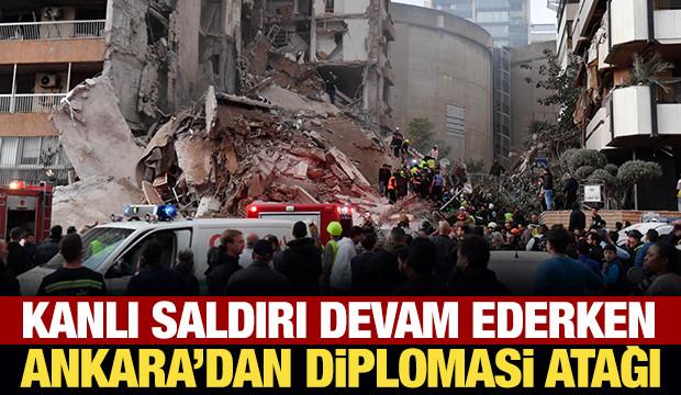 Kanlı saldırı devam ederken Ankara'dan diplomasi atağı!