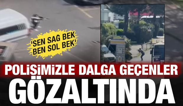 Konsolosluk &ouml;n&uuml;ndeki &ccedil;atışmada polisle dalga ge&ccedil;mişlerdi! 8 ş&uuml;pheli g&ouml;zaltında