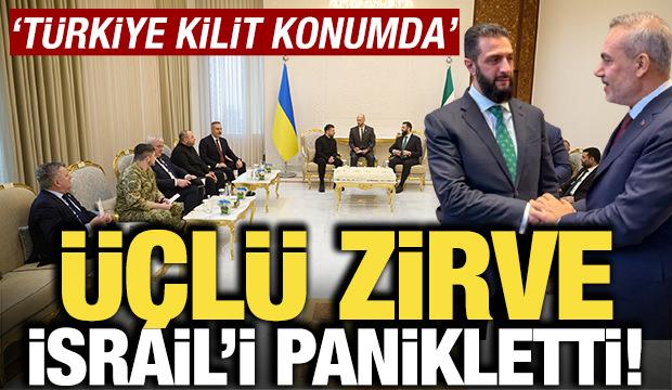 Kritik &uuml;&ccedil;l&uuml; zirve İsrail'i panikletti! 'T&uuml;rkiye yeni d&ouml;nemin mimarı'