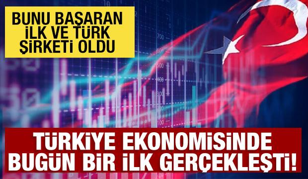 Listeye bakan gururlanıyor! T&uuml;rkiye ekonomisinde bug&uuml;n bir ilk ger&ccedil;ekleşti! Yerli dev 38 milyar dolara ulaştı