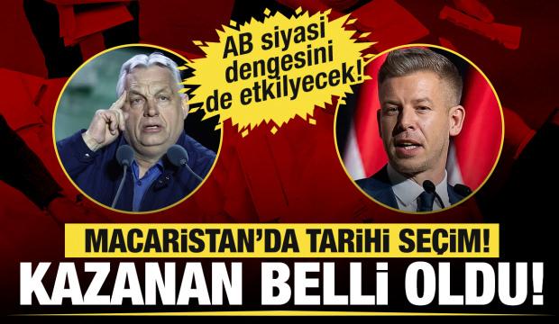 Macaristan'daki tarihi se&ccedil;imde kazanan belli oldu... AB ve İsrail'den ilk a&ccedil;ıklama