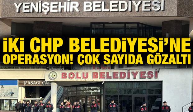 Mersin Yenişehir ve Bolu Belediyesi'ne operasyon! &Ccedil;ok sayıda g&ouml;zaltı