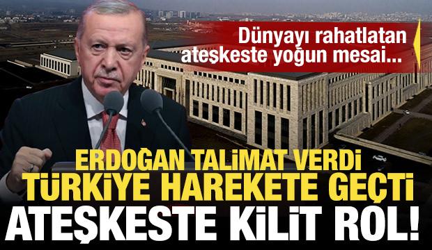 MİT'ten 'ateşkes' mesaisi: Cumhurbaşkanı Erdoğan talimat verdi!