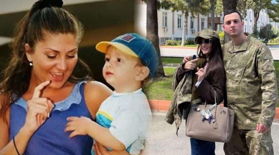 Sibel Can'ın oğlu vatani g&ouml;revini yerine getirmek i&ccedil;in gitti! Ablası yalnız bırakmadı