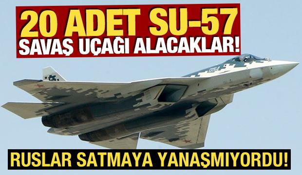 Rusya satmaya yanaşmıyordu! 20 adet Su-57 savaş u&ccedil;ağı alacaklar