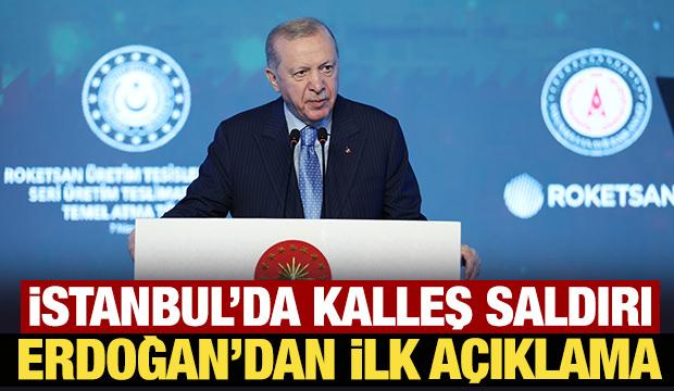 Son Dakika... Erdoğan'dan İstanbul'daki ter&ouml;r saldırısına ilk a&ccedil;ıklama: Lanetliyoruz