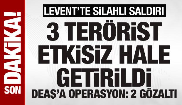 SON DAKİKA: Levent'te İsrail Konsolosluğu &ouml;n&uuml;nde &ccedil;atışma: 3 kişi etkisiz hale getirildi