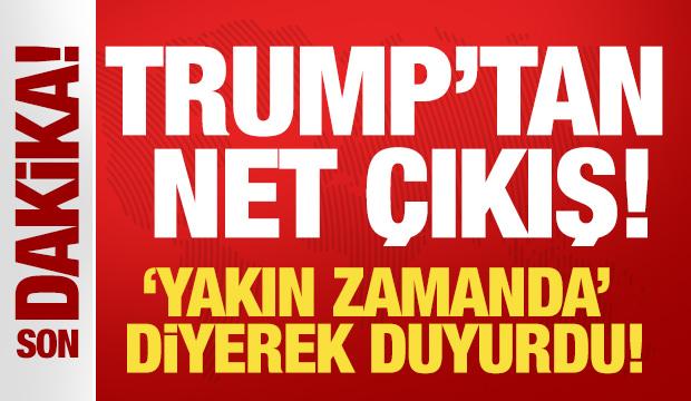 Trump'tan 'H&uuml;rm&uuml;z Boğazı' &ccedil;ıkışı! Yakında bir zamanda diyerek duyurdu
