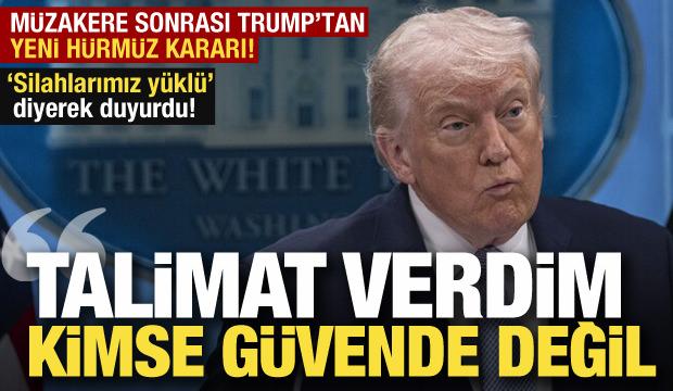 Trump'tan H&uuml;rm&uuml;z kararı: Blokaj s&uuml;reci başlıyor