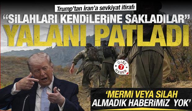 Trump&rsquo;tan İran&rsquo;daki protestocular i&ccedil;in silah sevkiyatı itirafı: K&uuml;rt gruplar yalanladı! 
