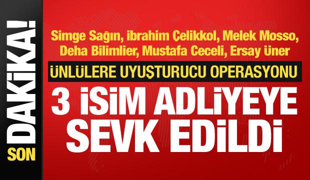 &Uuml;nl&uuml;lere y&ouml;nelik uyuşturucu soruşturması: 3 kişi adliyeye sevk edildi