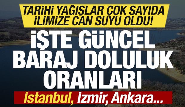Yağışlar İstanbul ve &ccedil;ok sayıda ilimize can suyu oldu! İşte g&uuml;ncel baraj doluluk oranları