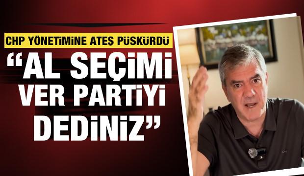 Yılmaz &Ouml;zdil'den CHP y&ouml;netimine "Al se&ccedil;imi ver partiyi dediniz" eleştirisi