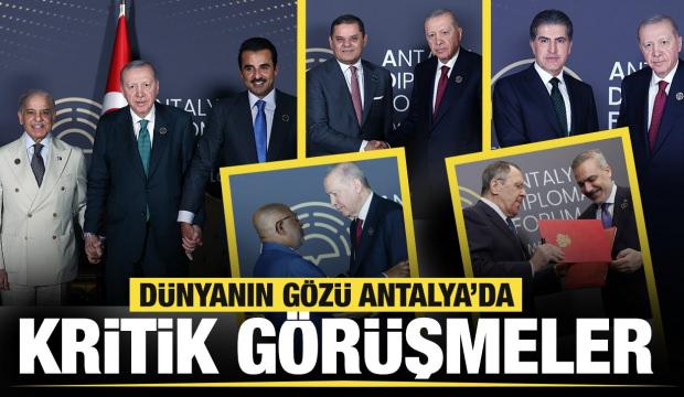 Antalya'da yoğun diplomasi trafiği! Bakan Fidan Rus mevkidaşıyla birlikte
