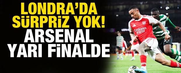 Arsenal s&uuml;rprize izin vermedi! Kaleye duvar &ouml;r&uuml;p yarı finale y&uuml;kseldiler