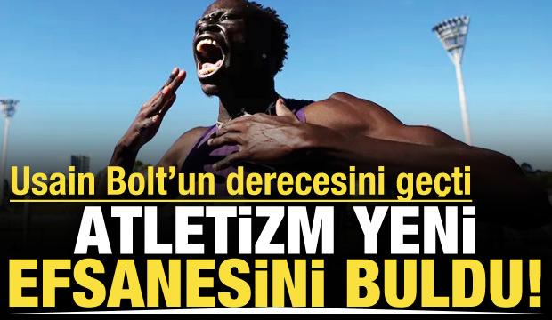 Atletizm yeni efsanesini buldu! Usain Bolt'u ge&ccedil;erek d&uuml;nya rekoru kırdı