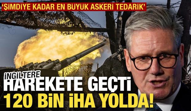 Bug&uuml;ne kadarki en b&uuml;y&uuml;k askeri tedarik! İngiltere harekete ge&ccedil;ti: 120 bin İHA yolda!