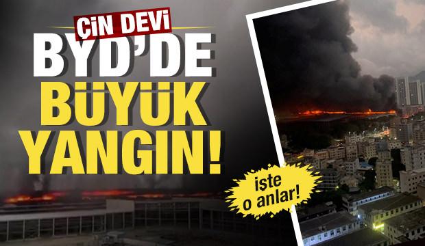 &Ccedil;inli otomotiv devi BYD'de korkutan yangın