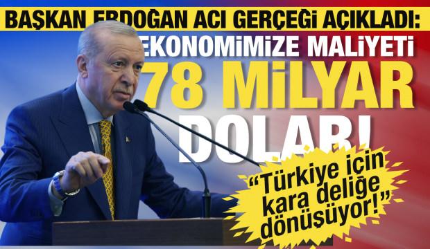 Cumhurbaşkanı Erdoğan: Bağımlılığın ekonomimize yıllık maliyeti 78 milyar dolar