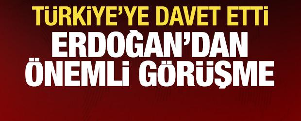Cumhurbaşkanı Erdoğan'dan &ouml;nemli g&ouml;r&uuml;şme