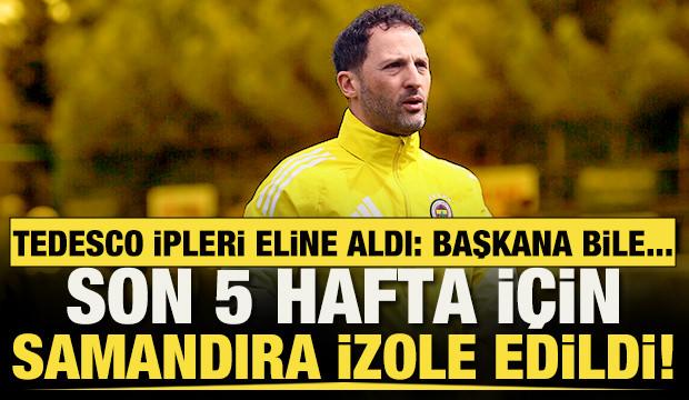 Domenico Tedesco son 5 hafta i&ccedil;in ipleri eline aldı! Başkana bile sınırlı izin