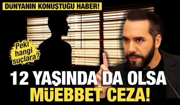 El Salvador&rsquo;dan d&uuml;nyanın tepkisini &ccedil;eken karar: 12 yaş &uuml;stt&uuml; su&ccedil;lulara m&uuml;ebbet