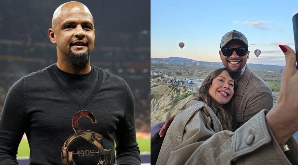 Felipe Melo ve eşi 'İkinci evim' dediği T&uuml;rkiye'de!