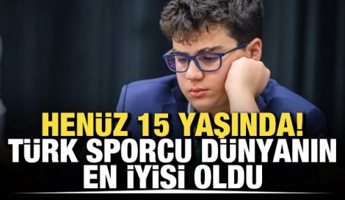 Hen&uuml;z 15 yaşında! T&uuml;rk sporcu d&uuml;nyanın en iyisi oldu