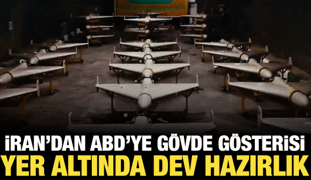 İran'dan ABD'ye g&ouml;vde g&ouml;sterisi: Yer altında dev hazırlık